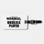 Normale Ukulele Speler Bagagelabel (Voorkant horizontaal)