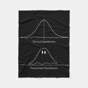 Normale verdeling Halloween kostuum plezier Fleece Deken