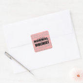 Normale Violinist Square Sticker (Envelop)
