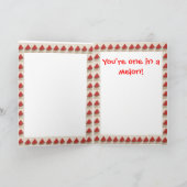 Normale watermeloen Happy Birthday wenskaart Kaart (Binnen)