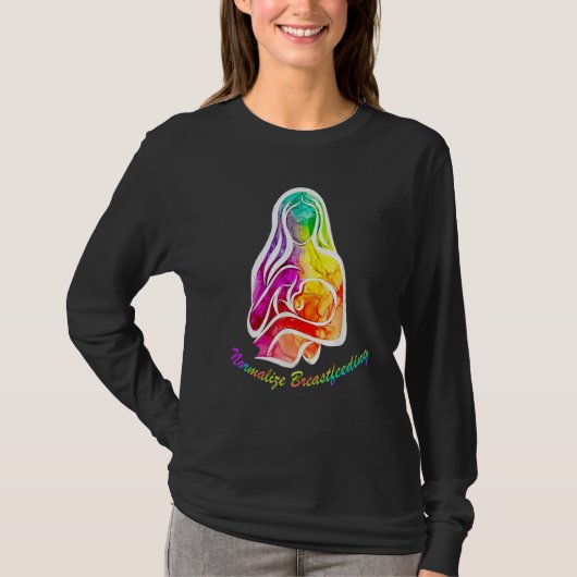 Normaliseer Borstvoeding Nationale Borstvoeding Aw T-shirt (Voorkant)