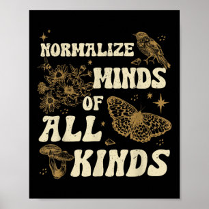 Normaliseer de geest van alle soorten neurodiversi poster