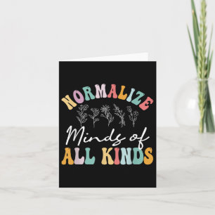 Normaliseer geesten van alle soorten autisme bewus kaart