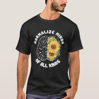 Normaliseer geesten van alle soorten Autisme Bewus T-shirt