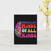 Normaliseer Minds van alle soorten Autisme Bewusth Kaart (Gele Bloem)