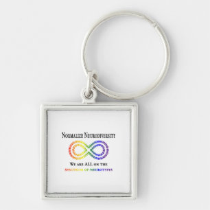 Normaliseer Neurodiversiteit Sleutelhanger
