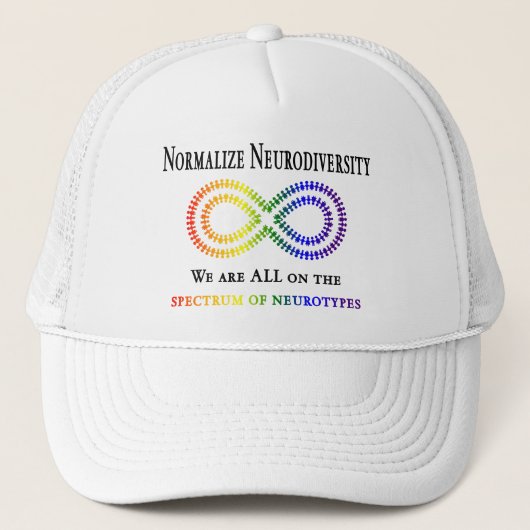 Normaliseer Neurodiversiteit Trucker Pet (Voorkant)