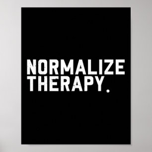 Normaliseer Therapie _ Geestelijke Gezondheid Bewu Poster