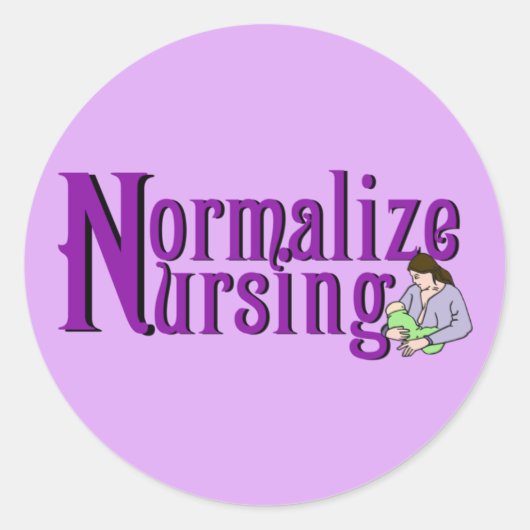 Normaliseren van verpleging ronde sticker (Voorkant)