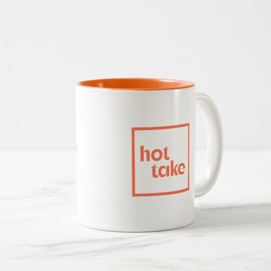 Normaliseren Y'All Tweekleurige Koffiemok (Voorkant rechts)