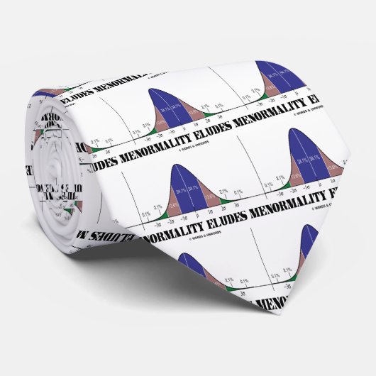 Normaliteit sluit me uit (Humor van de kromme van  Stropdas (Opgerold)