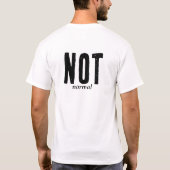 normality t-shirt (Achterkant)