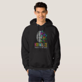 Normalize Minds Of All Kinds Autism Neurodiversity Hoodie (Voorkant volledig)