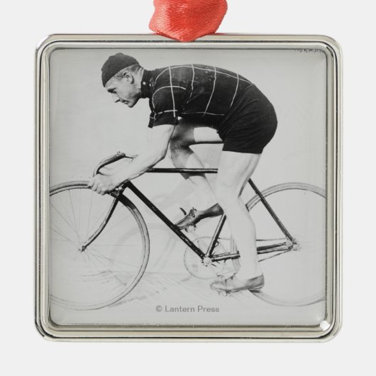 Norman Anderson Side Uitzicht of Racing Bicycle Metalen Ornament (Voorkant)