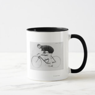 Norman Anderson Side Uitzicht of Racing Bicycle Mok
