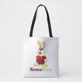 Norman Bunny Boodschaptas Tote Bag