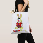 Norman Bunny Boodschaptas Tote Bag (Dichtbij)