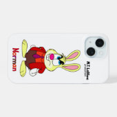 Norman Bunny iPhone Hoesje 15 Case (Achterkant horizontaal)