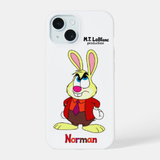 Norman Bunny iPhone Hoesje 15 Case