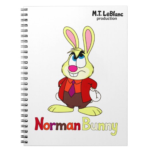 Norman Bunny  Notitieboek (Voorkant)
