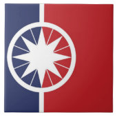 Norman City vlag Tegeltje (Voorkant)