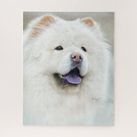 Norman Cream Chow Chow Jigzaag Puzzle Legpuzzel (Verticaal)