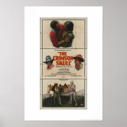 Norman Fil Co. cadeaus The Crimson Skull Poster (Voorkant)