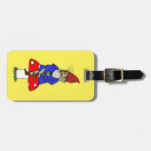 Norman Gnome Bagagelabel met leder Buckle (Voorkant horizontaal)