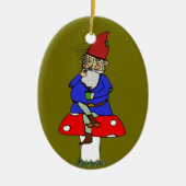 Norman Gnome-Ornament Keramisch Ornament (Voorkant)
