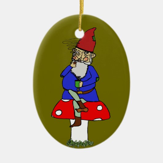 Norman Gnome-Ornament Keramisch Ornament (Voorkant)