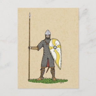 Norman Knight Circa 1066 Briefkaart