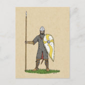 Norman Knight Circa 1066 Briefkaart (Voorkant)
