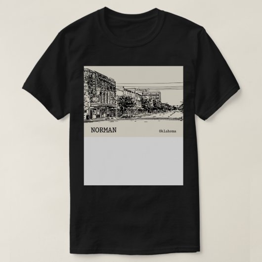 Norman Oklahoma 1 T-shirt (Design voorkant)