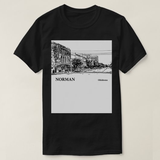 Norman Oklahoma 2 T-shirt (Design voorkant)