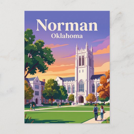 Norman, Oklahoma Briefkaart (Voorkant)
