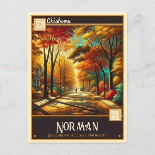 Norman, Oklahoma |  Briefkaart (Voorkant)