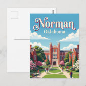 Norman Oklahoma Briefkaart (Voorkant / Achterkant)