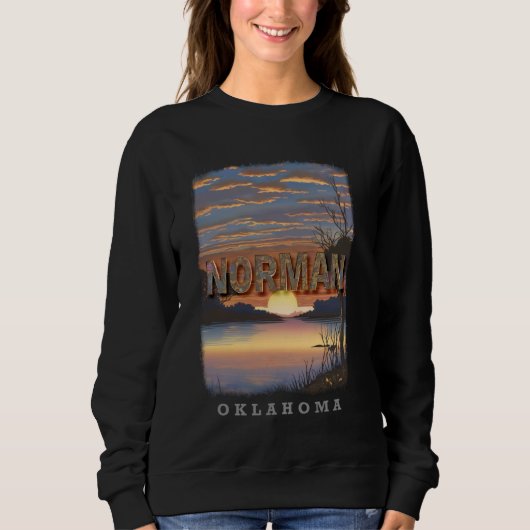 Norman Oklahoma OK Lake Thunderbird State Park SD7 Trui (Voorkant)