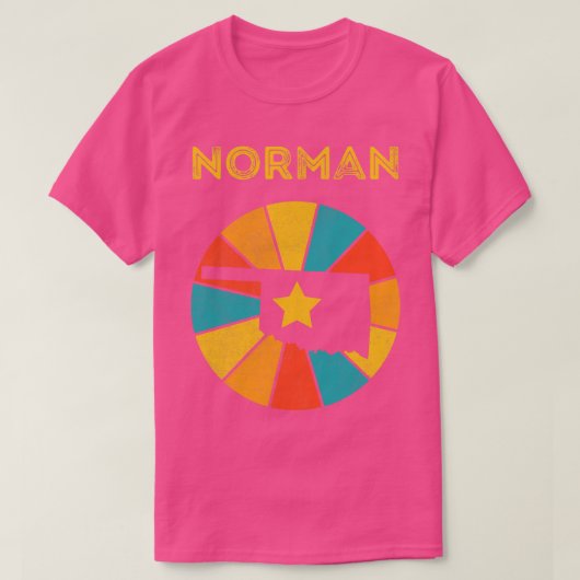 Norman Oklahoma  Verdrietig Souvenir 1 T-shirt (Design voorkant)