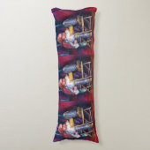 Norman Perfers om in zijn slaap te tekenen Lichaamskussen (Voorkant Verticaal)