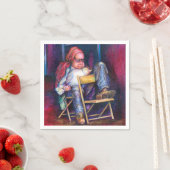 Norman Perfers om in zijn slaap te tekenen Servet (Insitu)