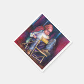 Norman Perfers om in zijn slaap te tekenen Servet (Hoek)