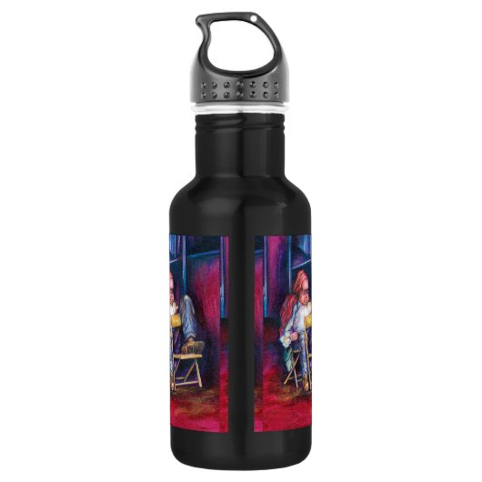 Norman Perfers om in zijn slaap te tekenen Waterfles (Achterkant)