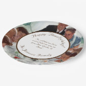 Norman Rockwell Thanksgiving Papieren Bordje (Gekanteld)