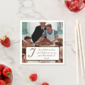 Norman Rockwell Thanksgiving Servet (Insitu)