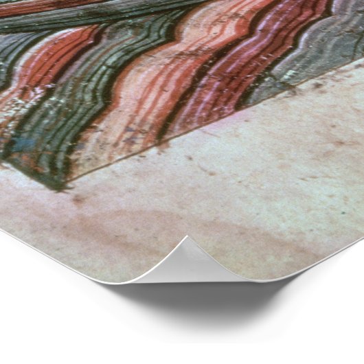 Norman soldaten die de Engelse zender oversteken Poster (Hoek)