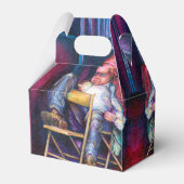 Norman tekent liever in zijn slaap bedankdoosjes (Voorkant Zijde)