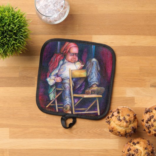 Norman tekent liever in zijn slaap pannenlap (Top down)