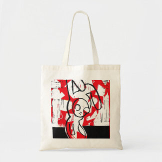 Norman the Bunny Tas (rood)