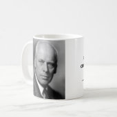 Norman Thomas met quote Koffiemok (Voorkant links)